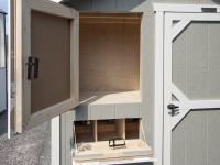 6x12 King Coop Style Chicken Coop with Storage Area and Outside Door To Nesting Boxes